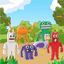 Garten of Banban 6-in-1 Monsters Building Blocks Toys