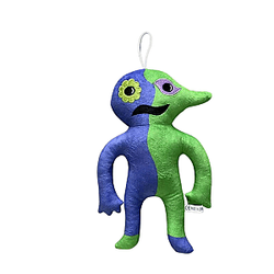 28cm Embroidered Blue Green Monster Garten Of Banban Characters Plush