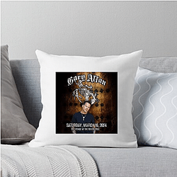 Award-Winning Performer Gary Allan Pillows Cover