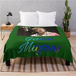 Gavin Magnus Poster Rapper Merumch Trending Unisex Poster Best Classic S Retro Vintage Graphic Poster... Throw Blanket
