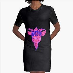 Vintage Gavin Magnus Merch Gavin Magnus Cubes Goat Fam  Graphic T-Shirt Dress