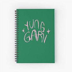 Official gavin Magnus Merch Yung Garv Spiral Notebook