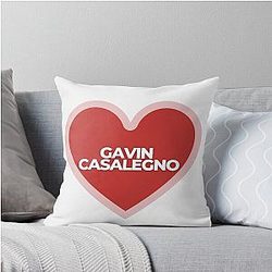 I Heart Gavin Casalegno Throw Pillow