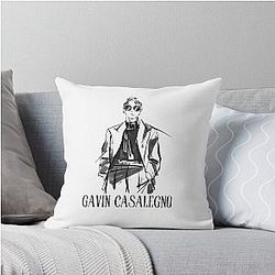 Gavin Casalegno Jeremiah Lover Fans Digital Art Designs Throw Pillow