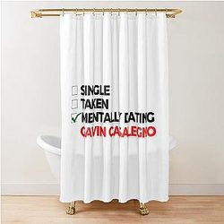 Mentally Dating Gavin Casalegno Shower Curtain