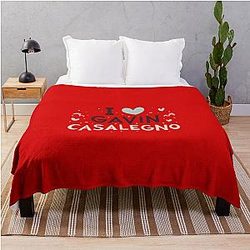I Love Gavin Casalegno Throw Blanket