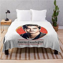 Gavin Casalegno Love Fashion Statements for True Fans Throw Blanket