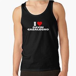 I Love Gavin Casalegno White Font Tank Top