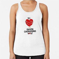 In a Relationship With Gavin Casalegno Racerback Tank Top
