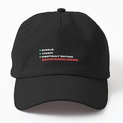 Mentally Dating Gavin Casalegno - White Font Dad Hat