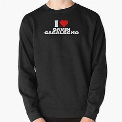 I Love Gavin Casalegno White Pullover Sweatehr