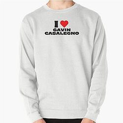 I Love Gavin Casalegno Black Fonts Pullover Sweatshirt