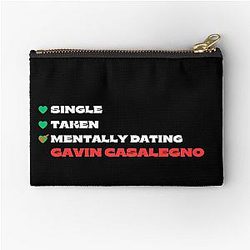 Mentally Dating Gavin Casalegno Zipper Pouch