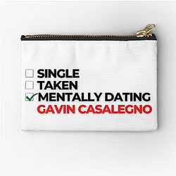 Mentally Dating Gavin Casalegno Zipper Pouch