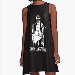 Gavin Casalegno Jeremiah lover fans Digital Art Design paint Trending WHITE A-Line Dress