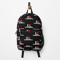 I Love Gavin Casalegno White Fonts Backpack