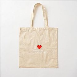 I Love Gavin Casalegno White Font Cotton Tote Bag
