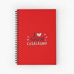 I Love Gavin Casalegno Notebook