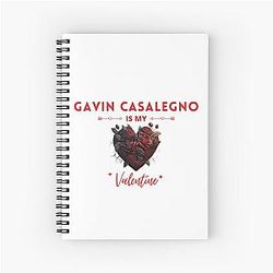 Gavin Casalegno My Valentine Spiral Notebook
