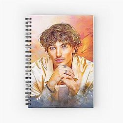Gavin Casalegno Jeremiah fan Digital Art Design Spiral Notebook