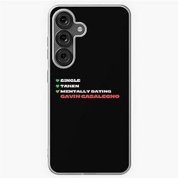 Mentally Dating Gavin Casalegno White Fonts Samsung Galaxy Soft Case