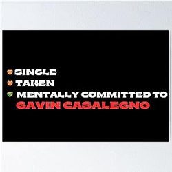 Mentally Committed to Gavin Casalegno Poster