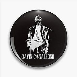 Gavin Casalegno Jeremiah lover fans Digital ART Design paint Trending WHITE Pin