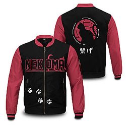 Haikyuu Jackets - Cat Paws Bomber Jacket FH0709