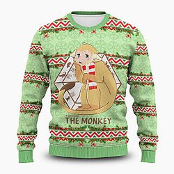 Fruits Basket Sweaters - Ritsu The Monkey Unisex Wool Sweater FH0709