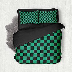 Demon Slayer Beddings - Cozy Tanjiro Bedding Set FH0709