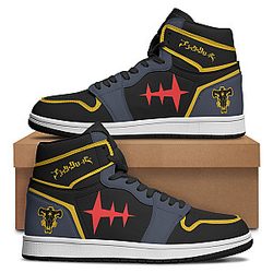 Black Clover Shoes - Demon Asta Stylish JD Sneakers FH0709