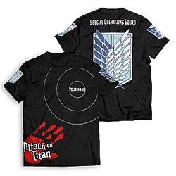 Attack On Titan Personalized AOT Skilled Corps Soldier Unisex T-Shirt FH0709
