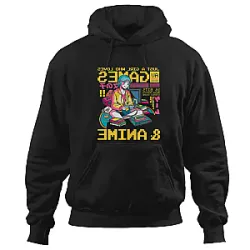 Just A Girl Who Loves Games And Anime Otaku Gamer Gear Hoodies