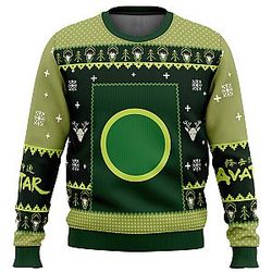 Avatar the Last Airbender Earthbenders Earth Kingdom Ugly Christmas Sweater