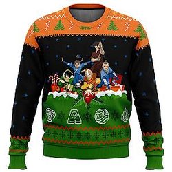 Chimney Top Ugly Christmas Sweater Avatar The Last Airbender