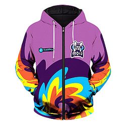 Poke Psychic Uniform Unisex Zipped Hoodie FH0709