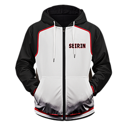 Kuroko Basketball Hoodies - Kuroko Basketball Seirin Unisex Zipped Hoodie FH0709