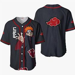 Pain Baseball Jersey Shirts Custom Naruto Anime OT2102