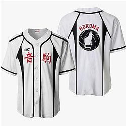 Nekoma Baseball Jersey Shirts Custom Haikyuu Anime Costume OT2102