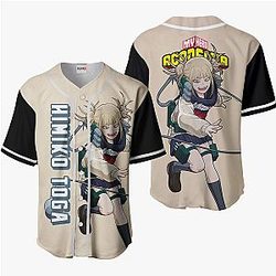 Himiko Toga Baseball Jersey Shirts Custom My Hero Academia Anime OT2102