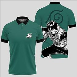 Might Guy Polo Shirts Custom Manga Anime OT2102