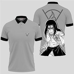Neji Hyuga Polo Shirts Custom Manga Anime OT2102