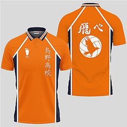 Karasuno Uniform Polo Shirts Custom Haikyuu Anime OT2102