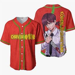 Chainsaw Man Kobeni Higashiyama Jersey Shirt Custom Anime Merch HA0901 OT2102