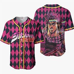 Joseph Joestar Jersey Shirt Custom JJBA Anime Merch Clothes HA0901 OT2102