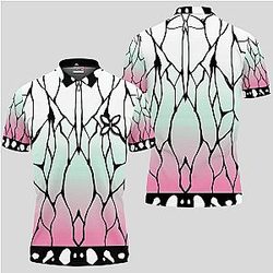Shinobu Kocho Polo Shirt Custom Anime Kimetsu Costume OT2102