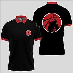 Obito Polo Shirts Akatsuki Custom Anime Mix Symbol OT2102