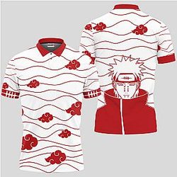 Pain Polo Shirts Akatsuki Custom Anime OT2102