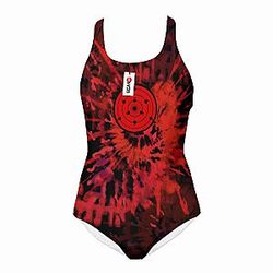 Madara Uchiha Rinne Sharingan Swimsuit Custom Anime Swimwear Tie Dye Style OT2102