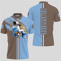 Blastoise Polo Shirts Custom Pokemon Anime OT2102
